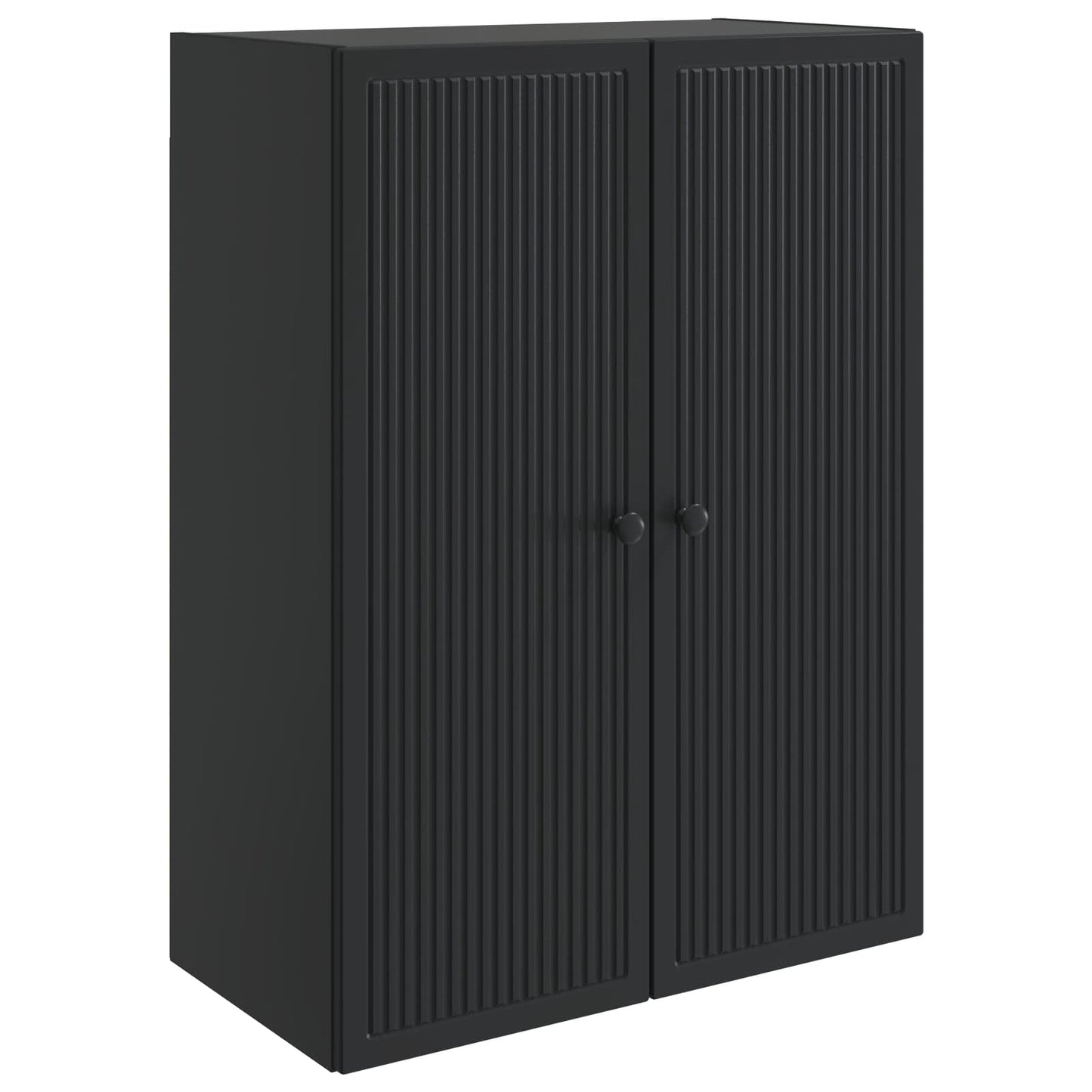 Wandschrank Schwarz 66 x 34,5 x 90 cm Holzwerkstoff