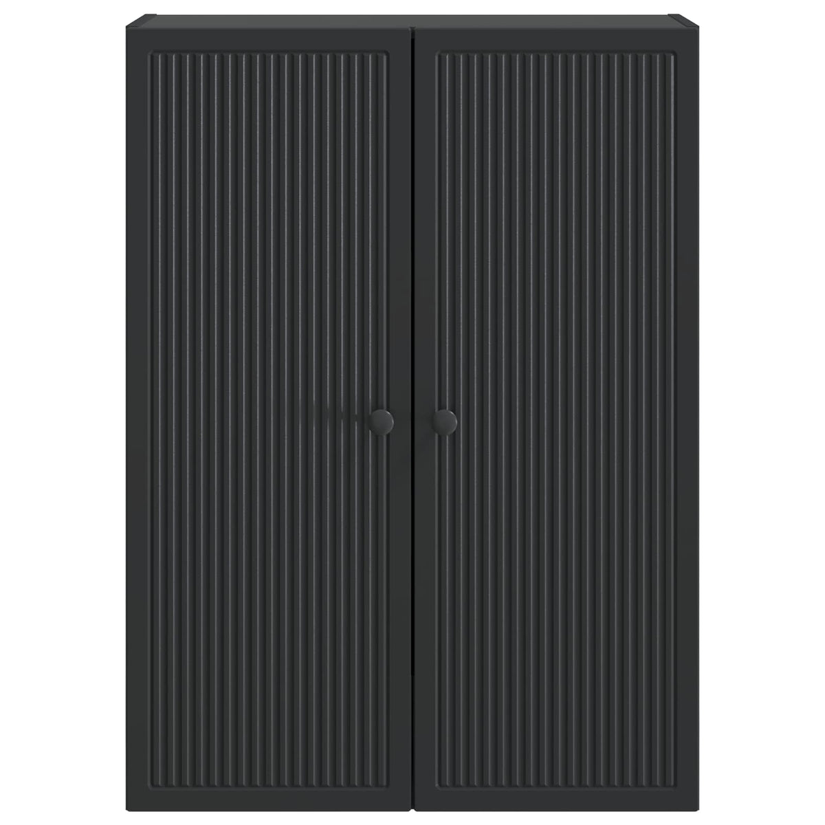Wandschrank Schwarz 66 x 34,5 x 90 cm Holzwerkstoff