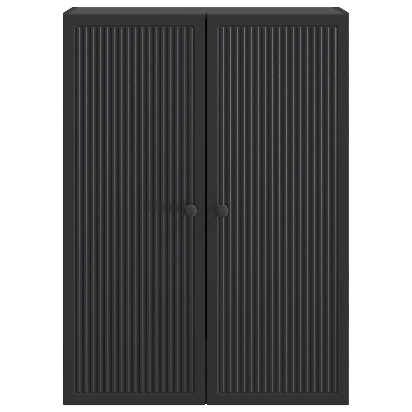 Wandschrank Schwarz 66 x 34,5 x 90 cm Holzwerkstoff