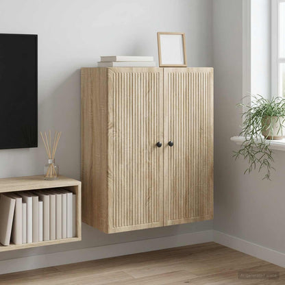 Wandschrank Sonoma-Eiche 66 x 34,5 x 90 cm Holzwerkstoff