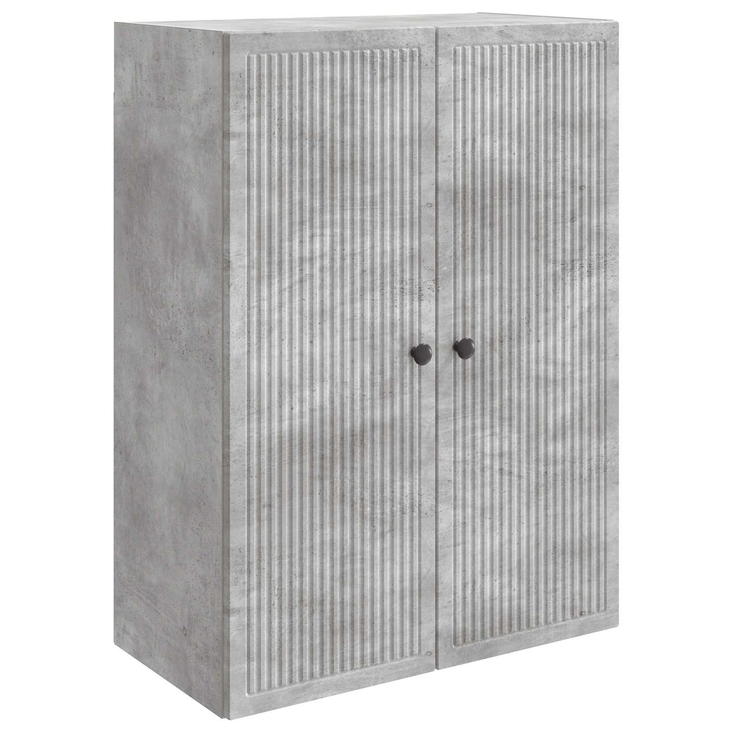 Wandschrank Betongrau 66 x 34,5 x 90 cm Holzwerkstoff