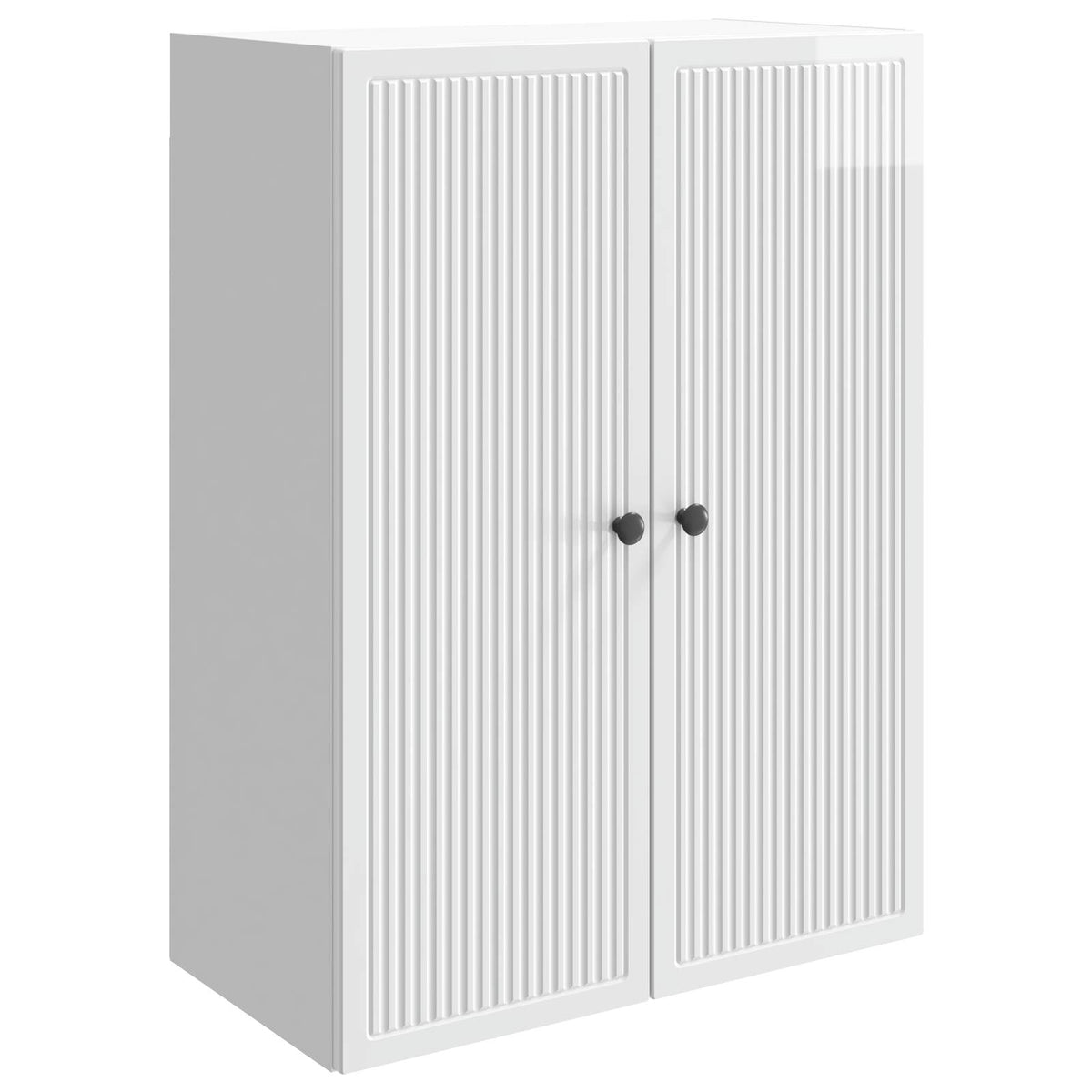Wandschrank Hochglanz Weiß 66 x 34,5 x 90 cm Holzwerkstoff