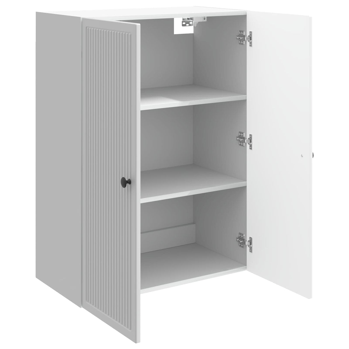 Wandschrank Hochglanz Weiß 66 x 34,5 x 90 cm Holzwerkstoff