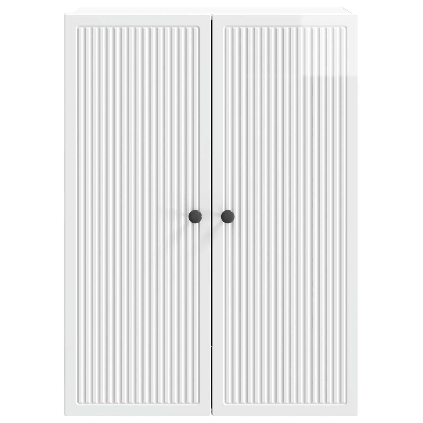 Wandschrank Hochglanz Weiß 66 x 34,5 x 90 cm Holzwerkstoff