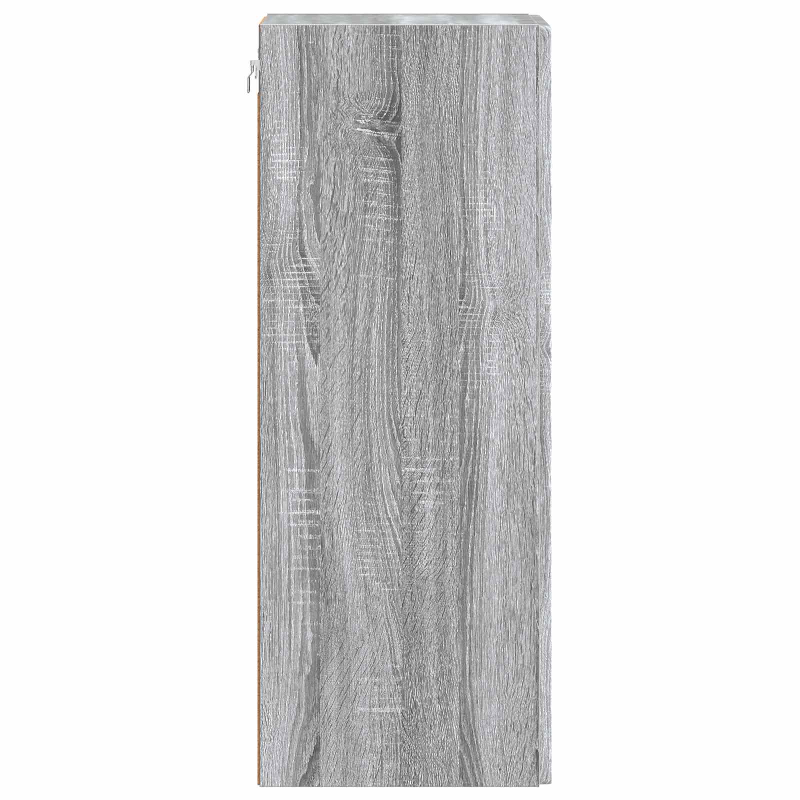 Wandschrank Grau Sonoma 66 x 34,5 x 90 cm Holzwerkstoff