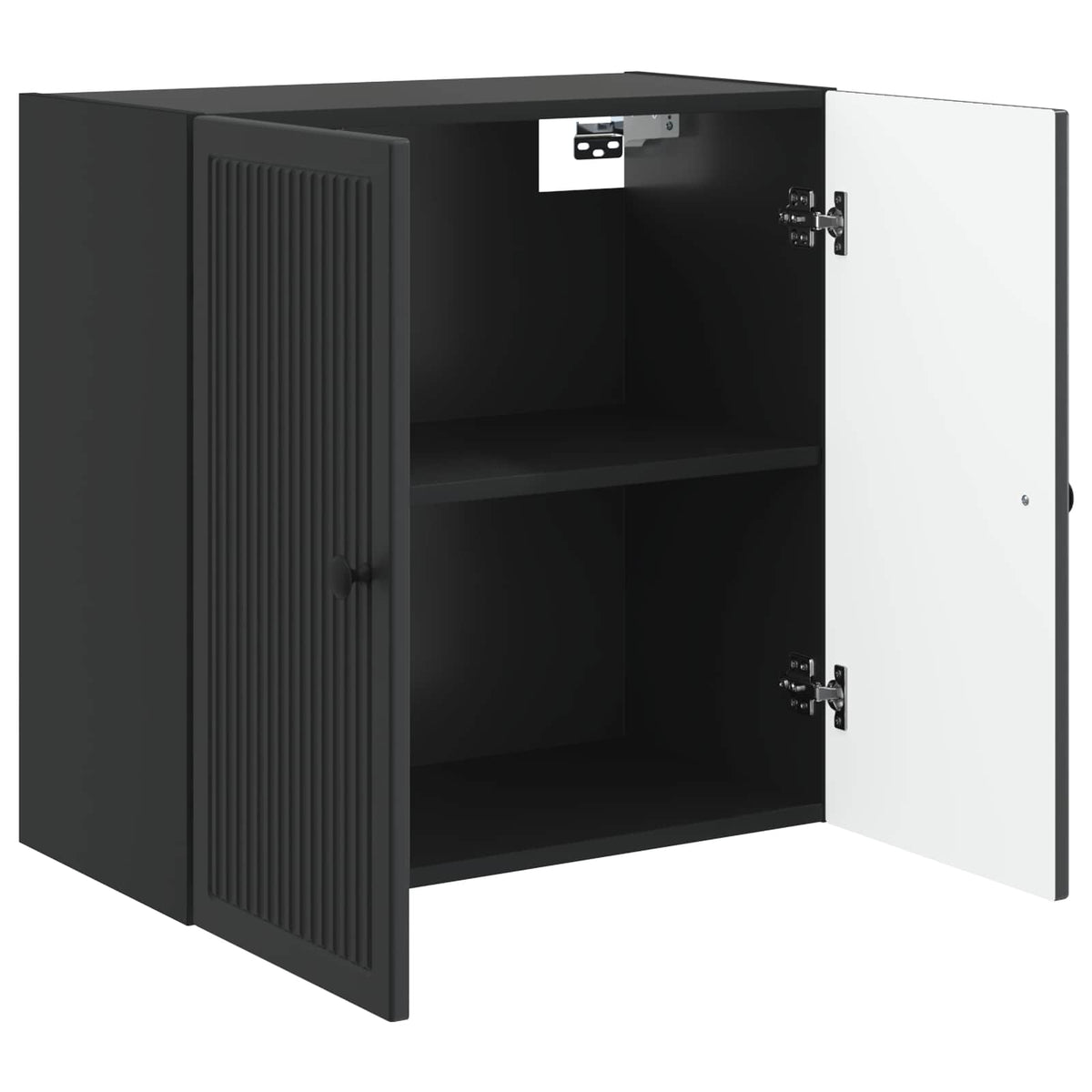Wandschrank Schwarz 59 x 31 x 60 cm Holzwerkstoff