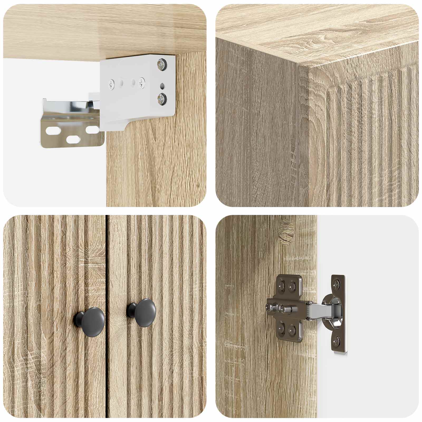 Wandschrank Sonoma-Eiche 59 x 31 x 60 cm Holzwerkstoff