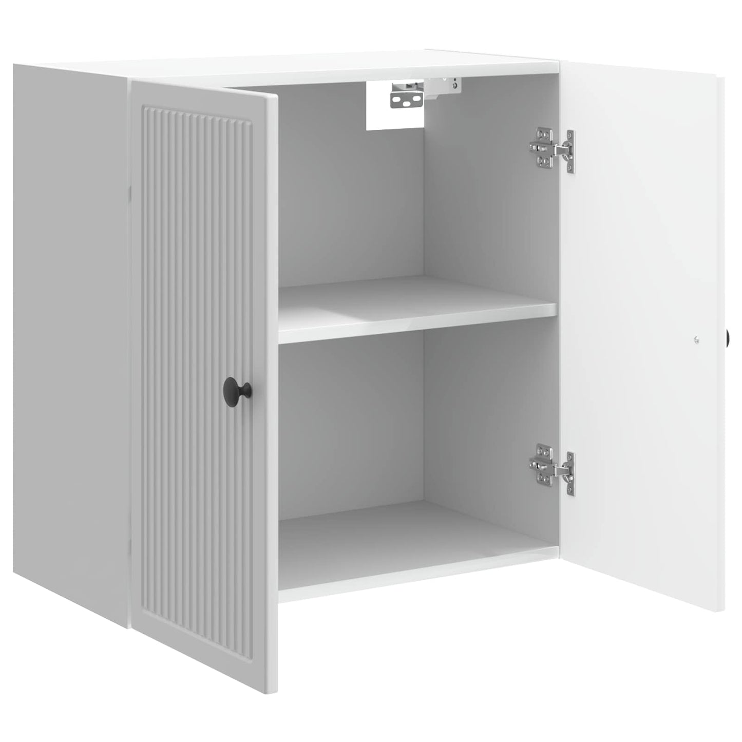 Wandschrank Hochglanz Weiß 59 x 31 x 60 cm Holzwerkstoff