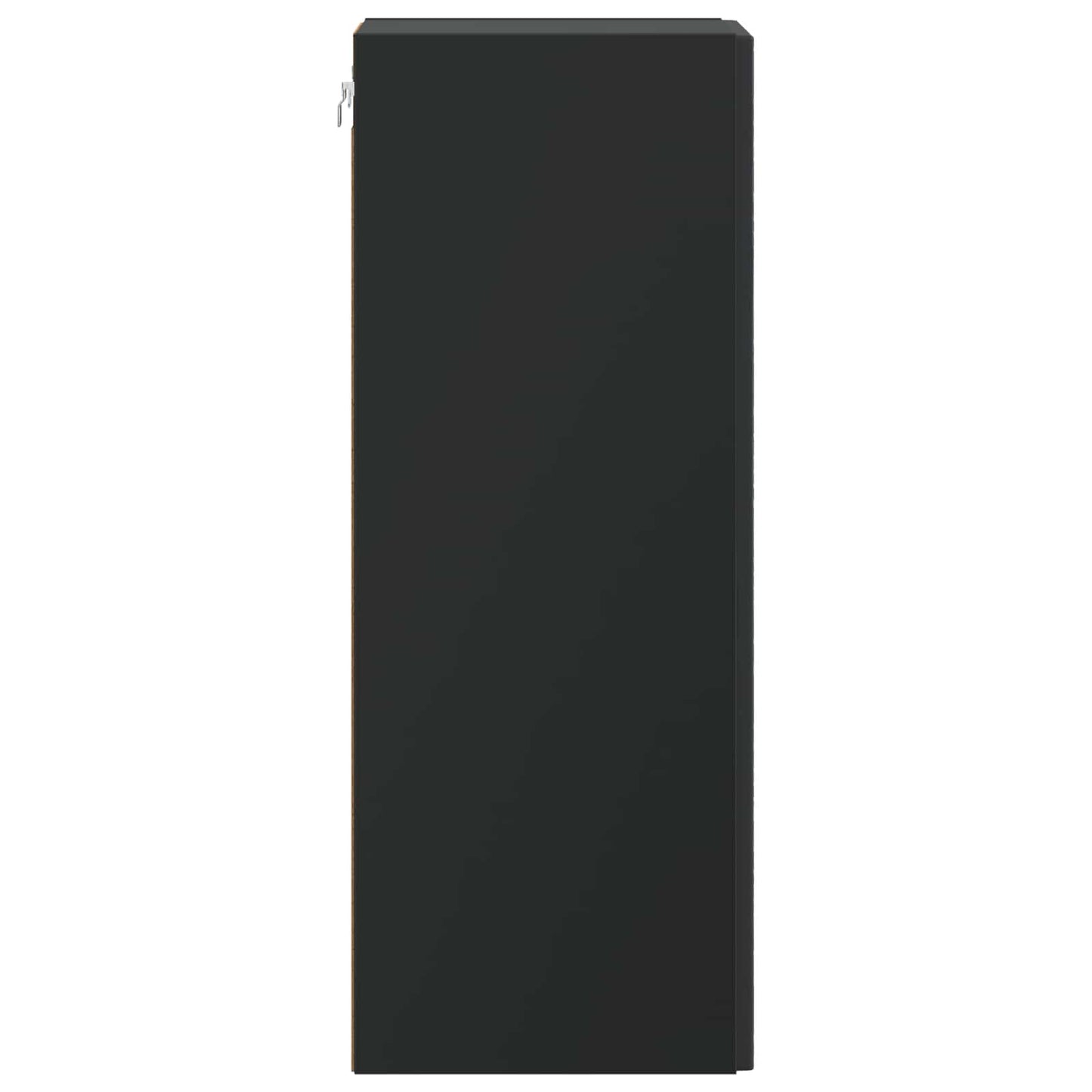 Wandschrank Schwarz 33 x 34,5 x 90 cm Holzwerkstoff