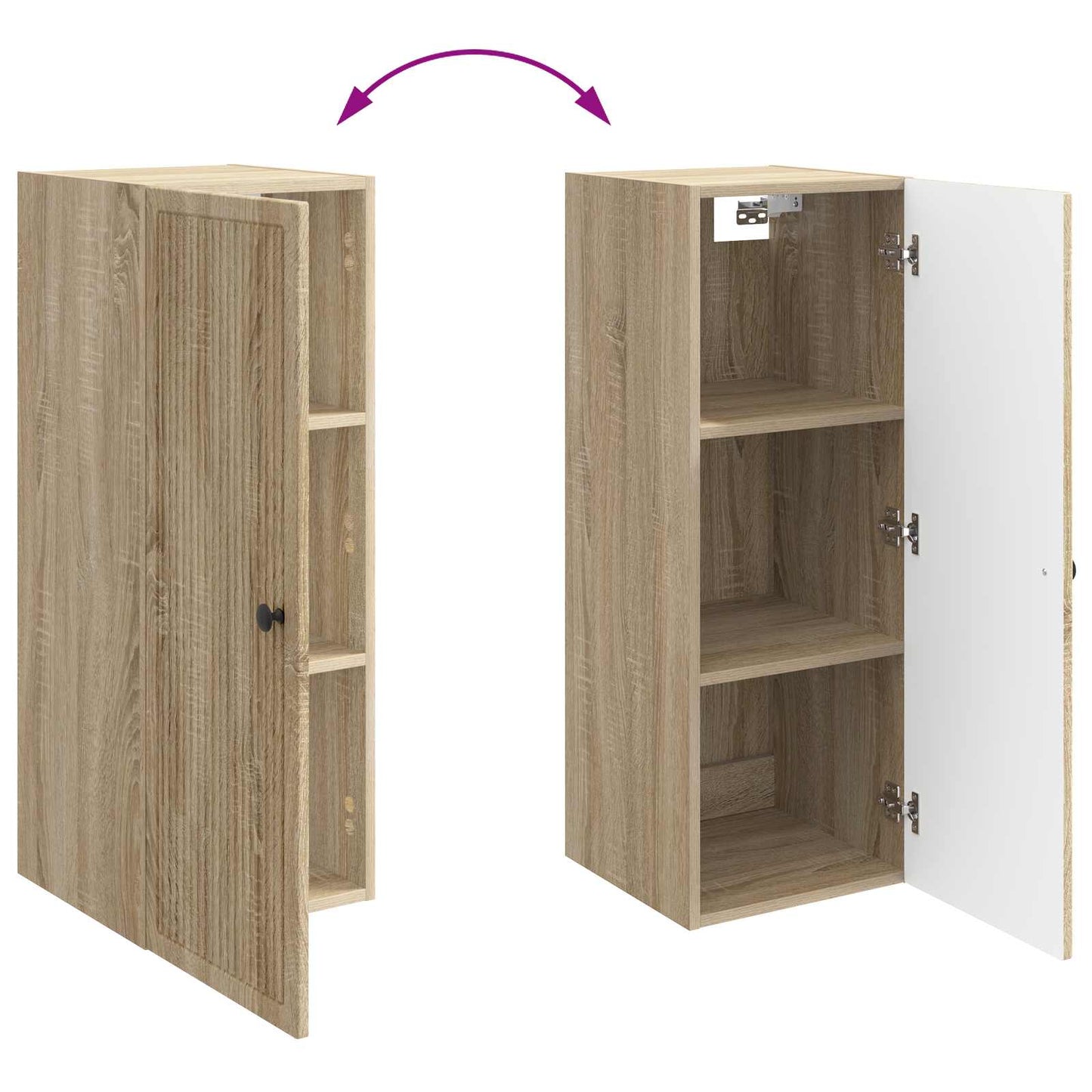 Wandschrank Sonoma-Eiche 33 x 34,5 x 90 cm Holzwerkstoff