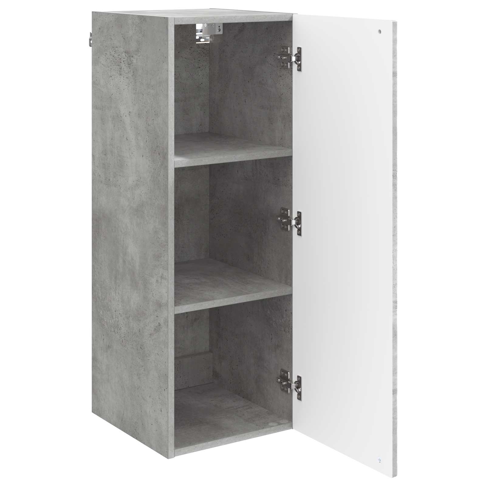 Wandschrank Betongrau 33 x 34,5 x 90 cm Holzwerkstoff