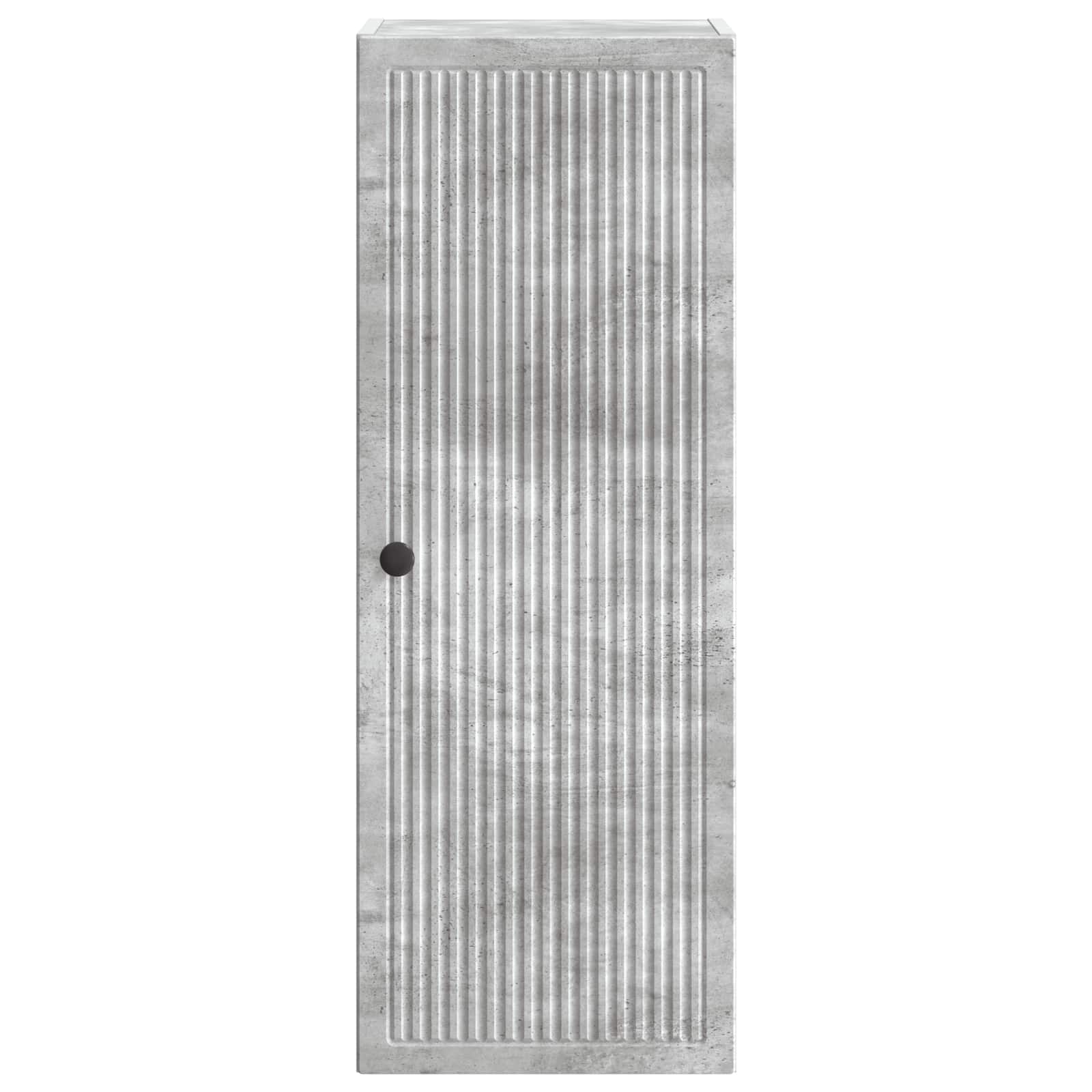 Wandschrank Betongrau 33 x 34,5 x 90 cm Holzwerkstoff