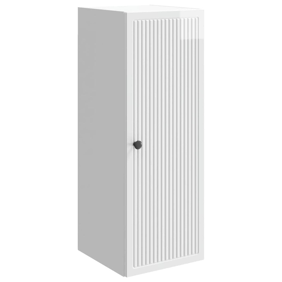 Wandschrank Hochglanz Weiß 33 x 34,5 x 90 cm Holzwerkstoff