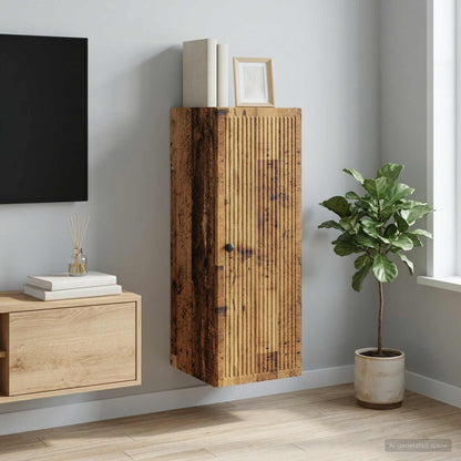 Wandschrank Altholz 33 x 34,5 x 90 cm Holzwerkstoff