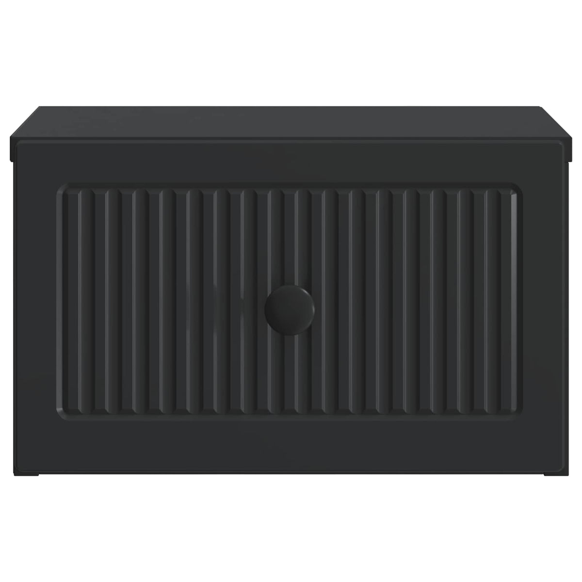 Wandmontierter Nachttisch 2 Stk. Schwarz 33 x 34,5 x 20 cm