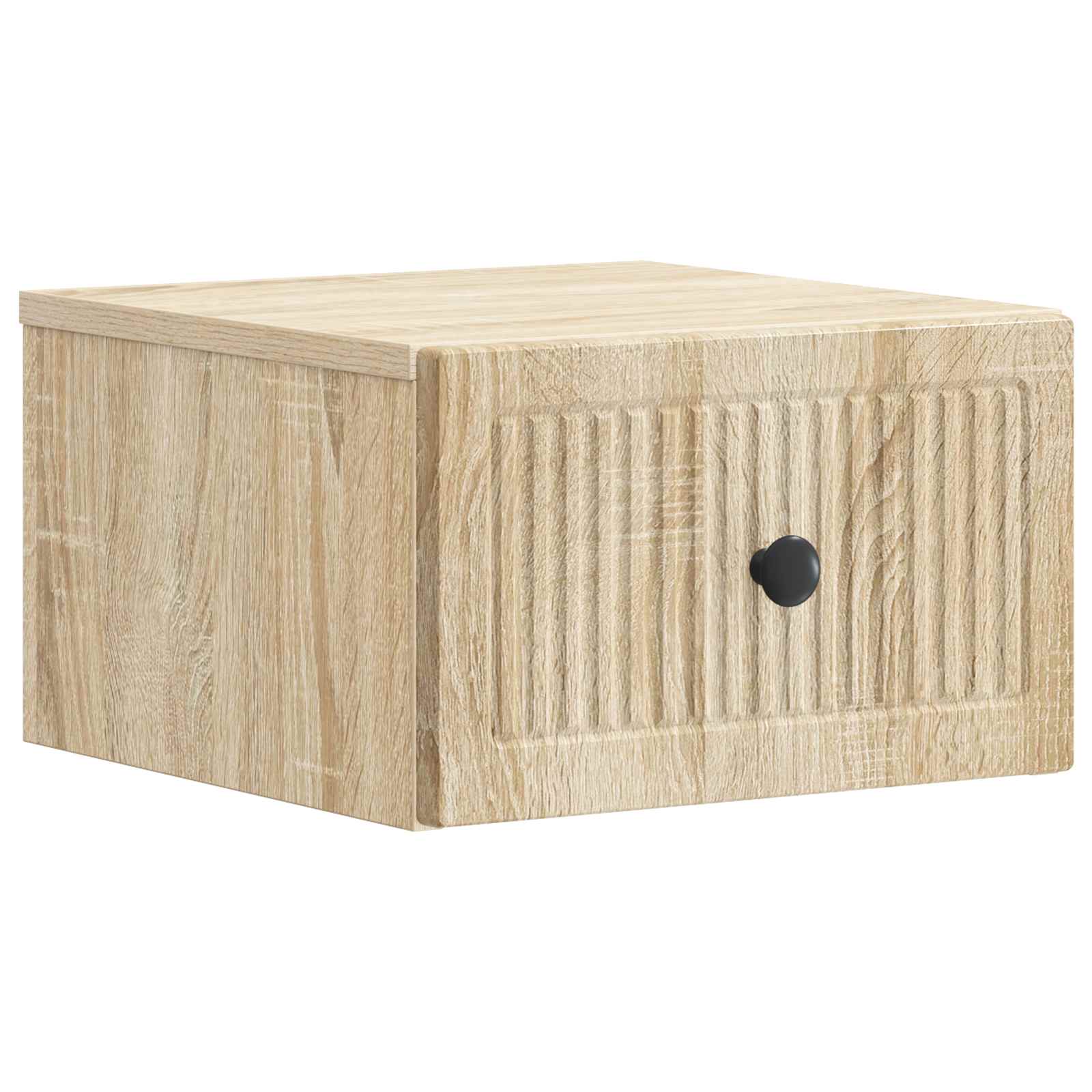 Wandmontierter Nachttisch Sonoma-Eiche 33 x 34,5 x 20 cm