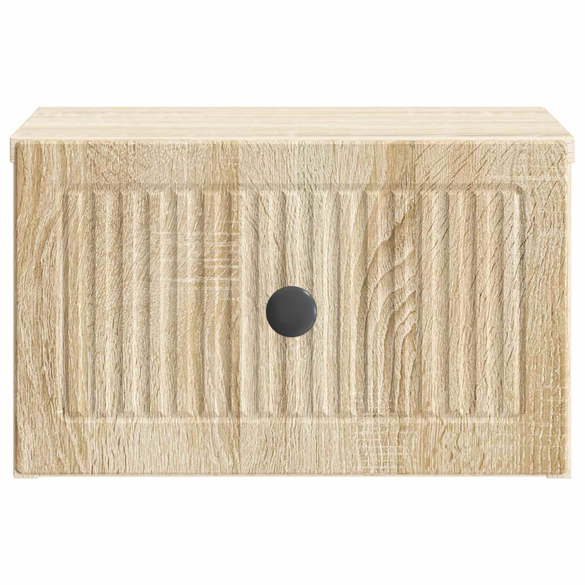 Wandmontierter Nachttisch 2 Stk. Sonoma-Eiche 33 x 34,5 x 20 cm