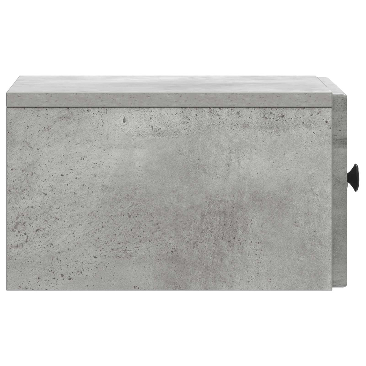Wandmontierter Nachttisch Betongrau 33 x 34,5 x 20 cm