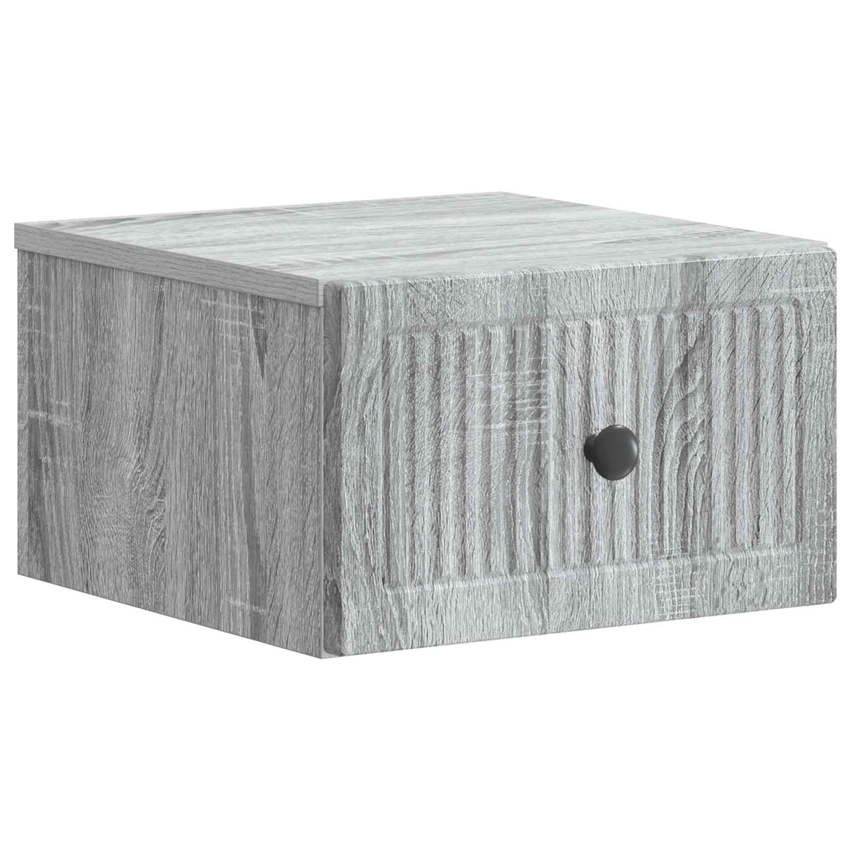 Wandmontierter Nachttisch Sonoma-Grau 33 x 34,5 x 20 cm