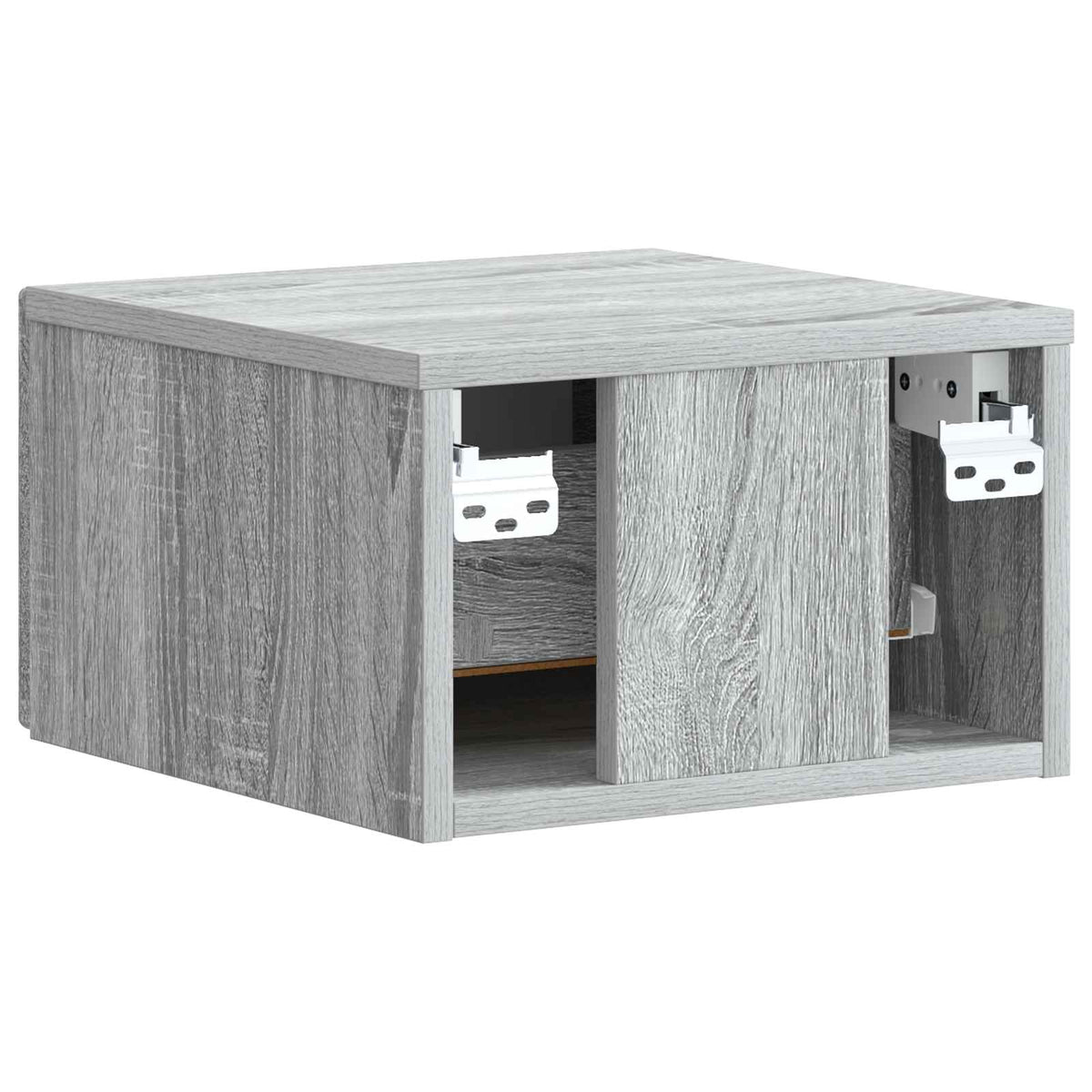 Wandmontierter Nachttisch Sonoma-Grau 33 x 34,5 x 20 cm