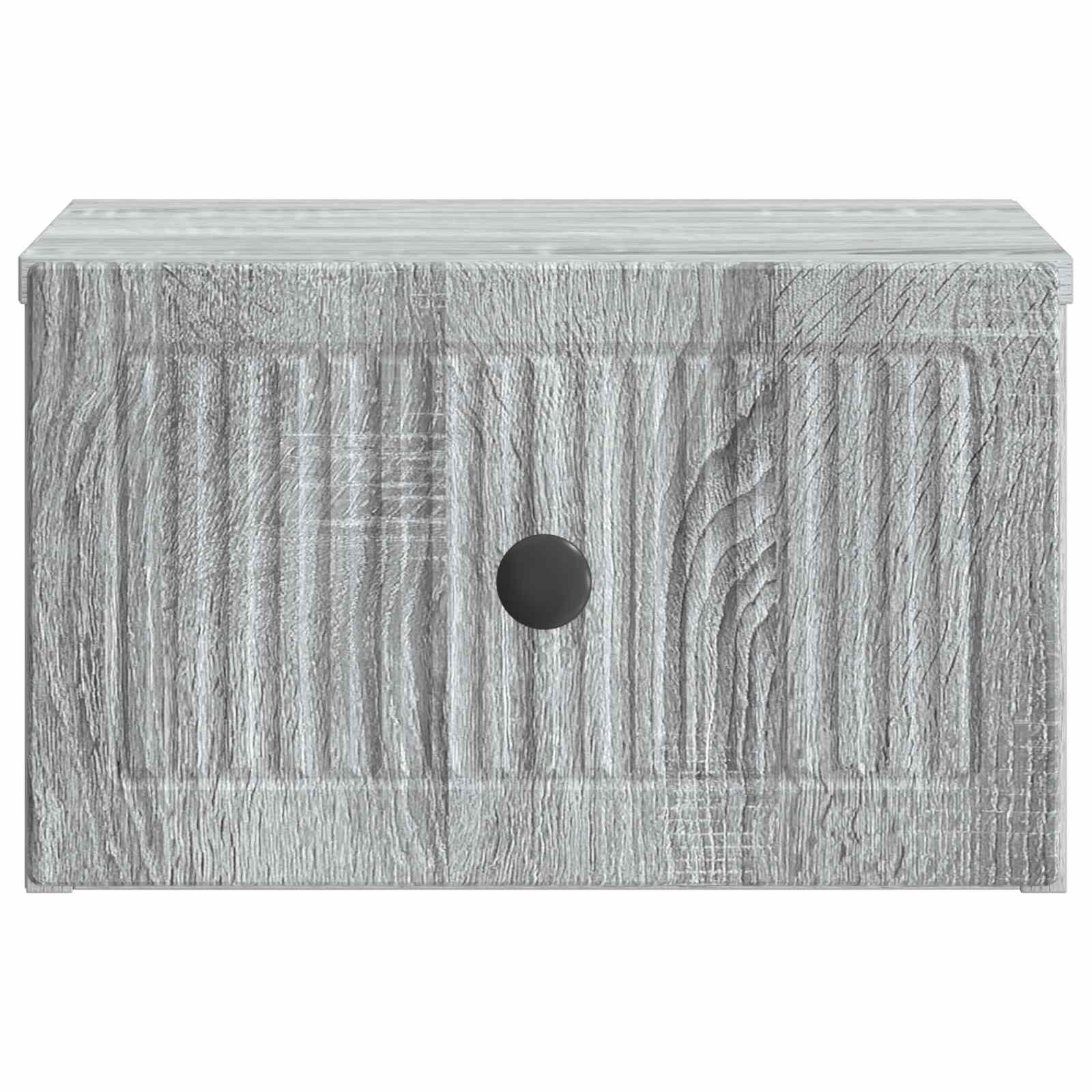 Wandmontierter Nachttisch Sonoma-Grau 33 x 34,5 x 20 cm