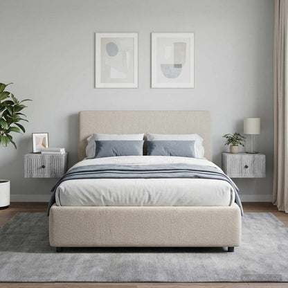 Wandmontierter Nachttisch 2 Stk. Sonoma-Grau 33 x 34,5 x 20 cm