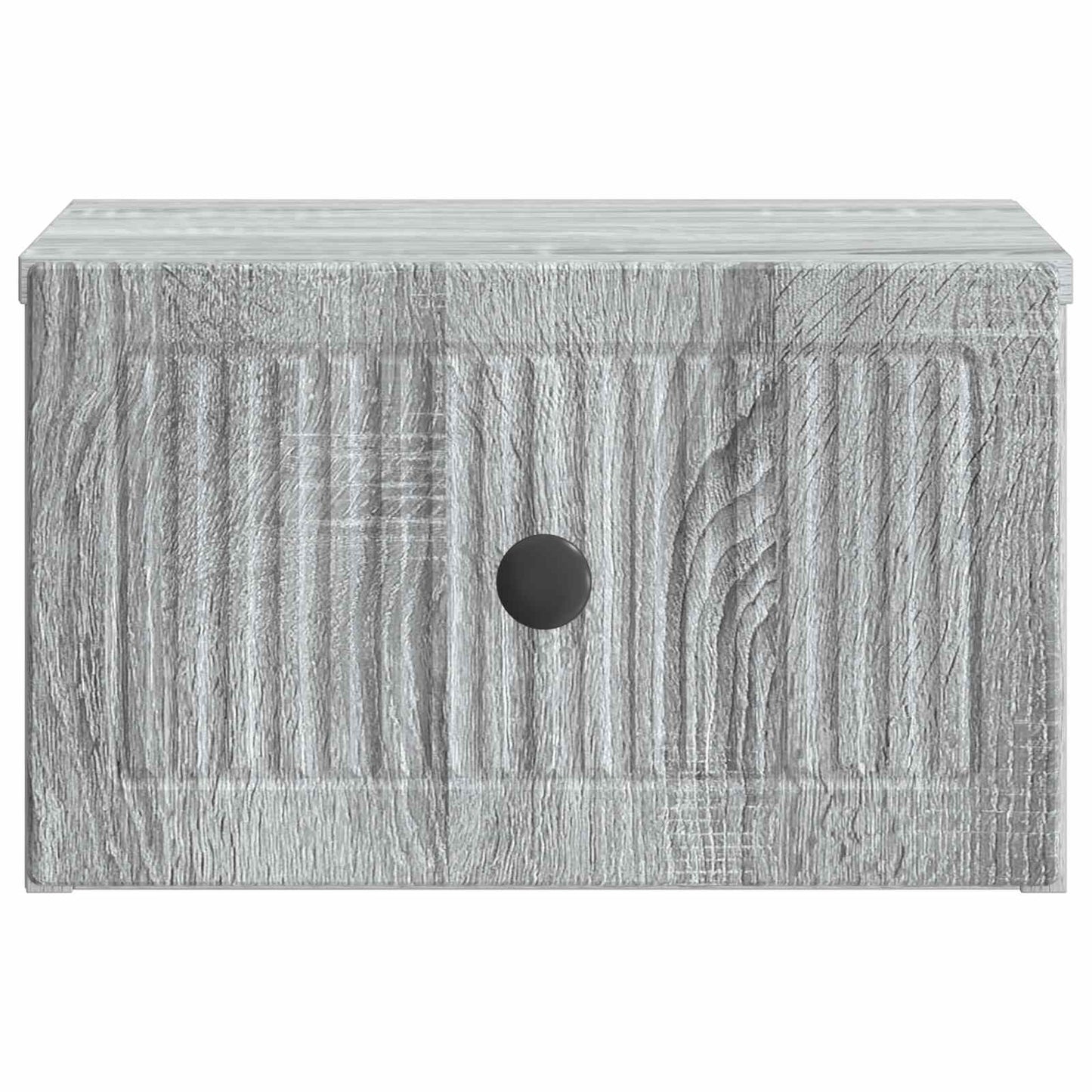 Wandmontierter Nachttisch 2 Stk. Sonoma-Grau 33 x 34,5 x 20 cm