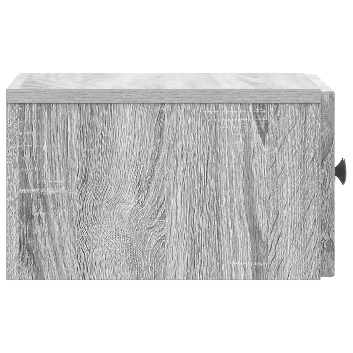 Wandmontierter Nachttisch 2 Stk. Sonoma-Grau 33 x 34,5 x 20 cm