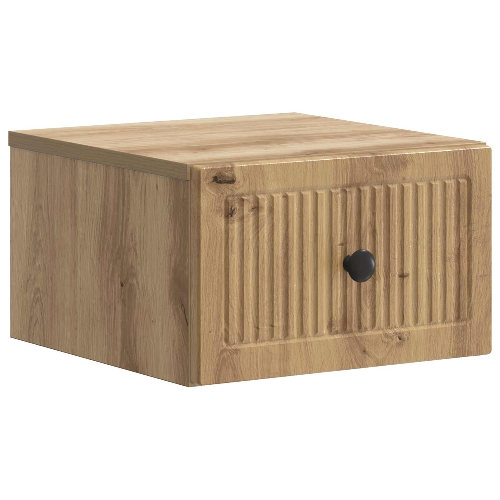 Wandmontierter Nachttisch Artisan-Eiche 33 x 34,5 x 20 cm