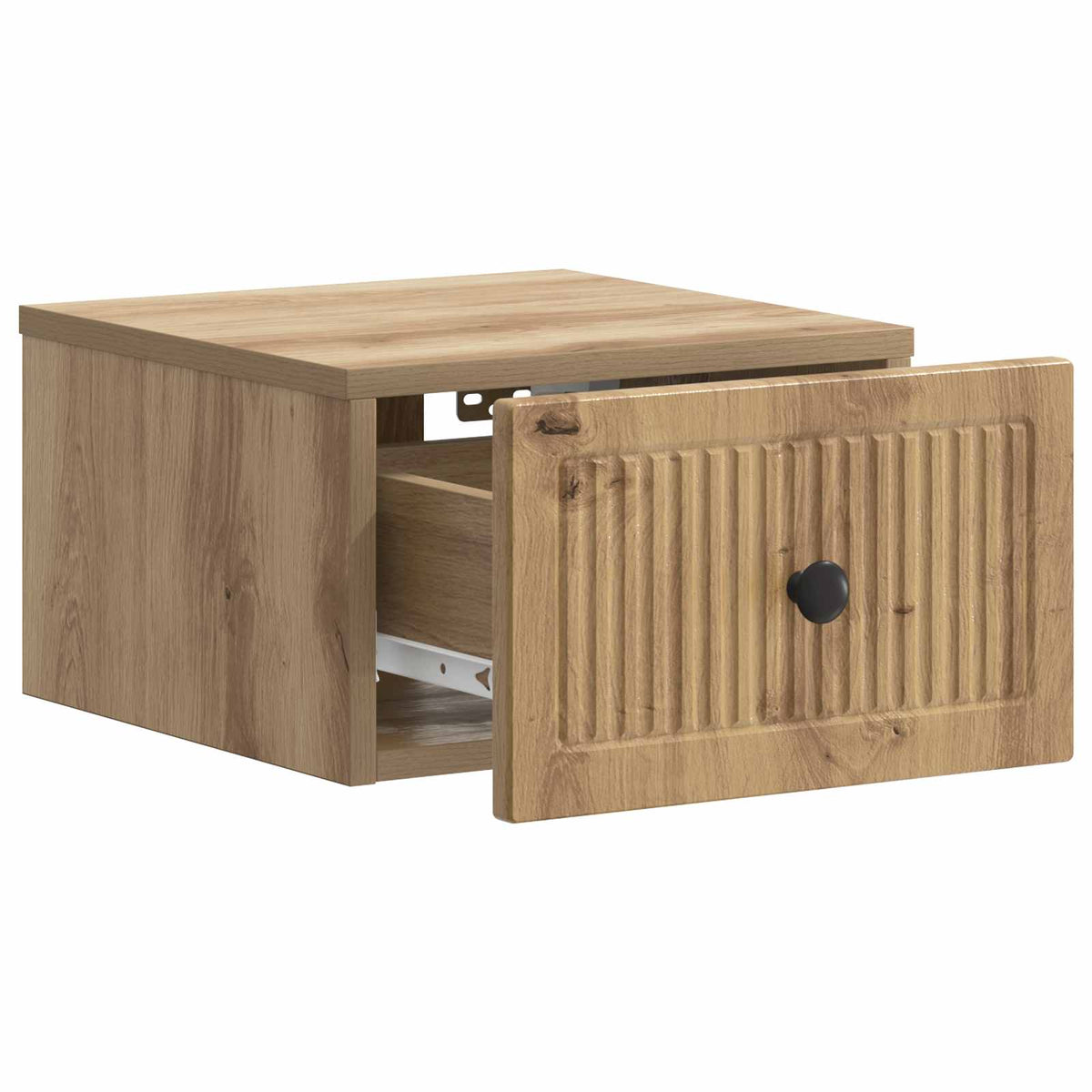 Wandmontierter Nachttisch 2 stk. Artisan-Eiche