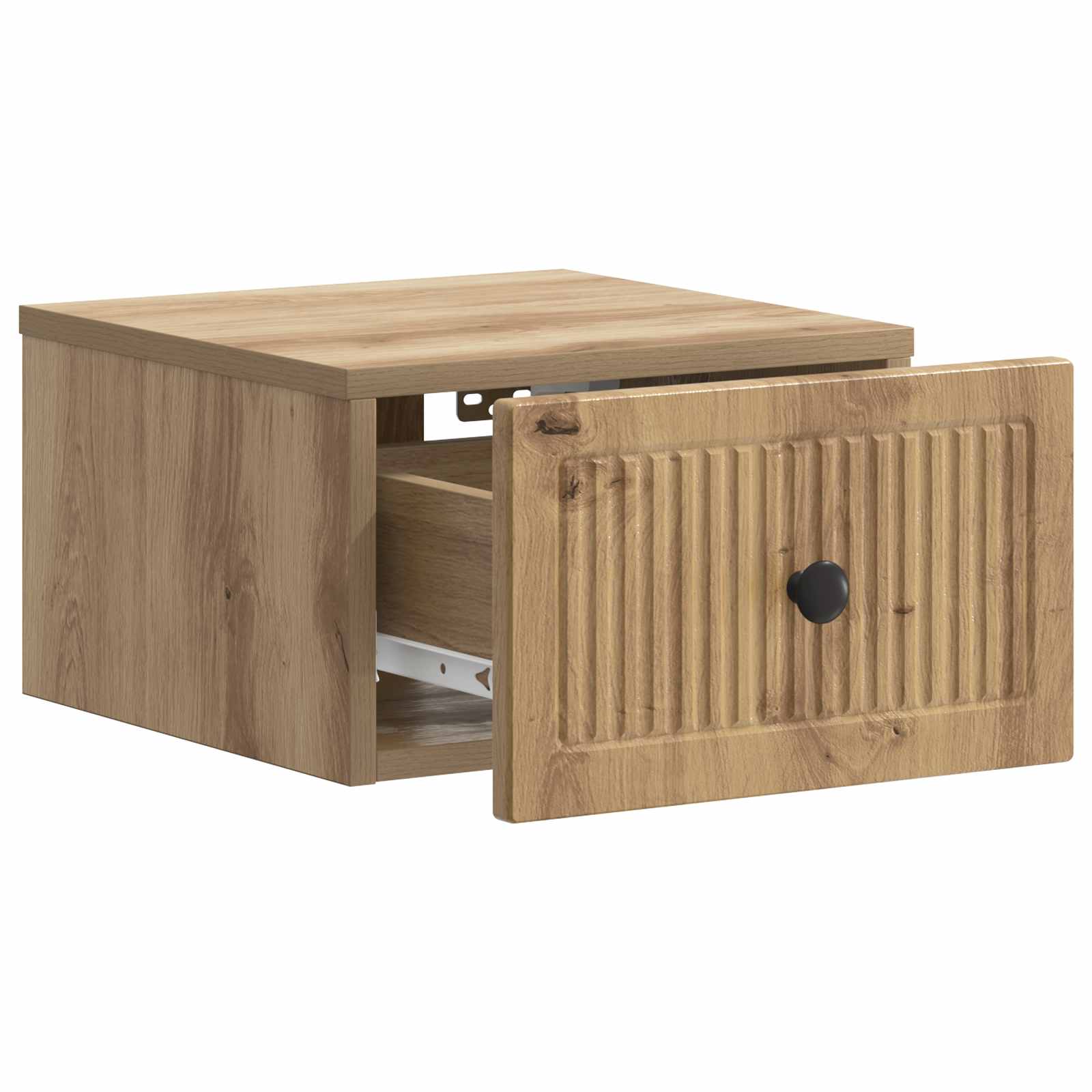 Wandmontierter Nachttisch 2 stk. Artisan-Eiche