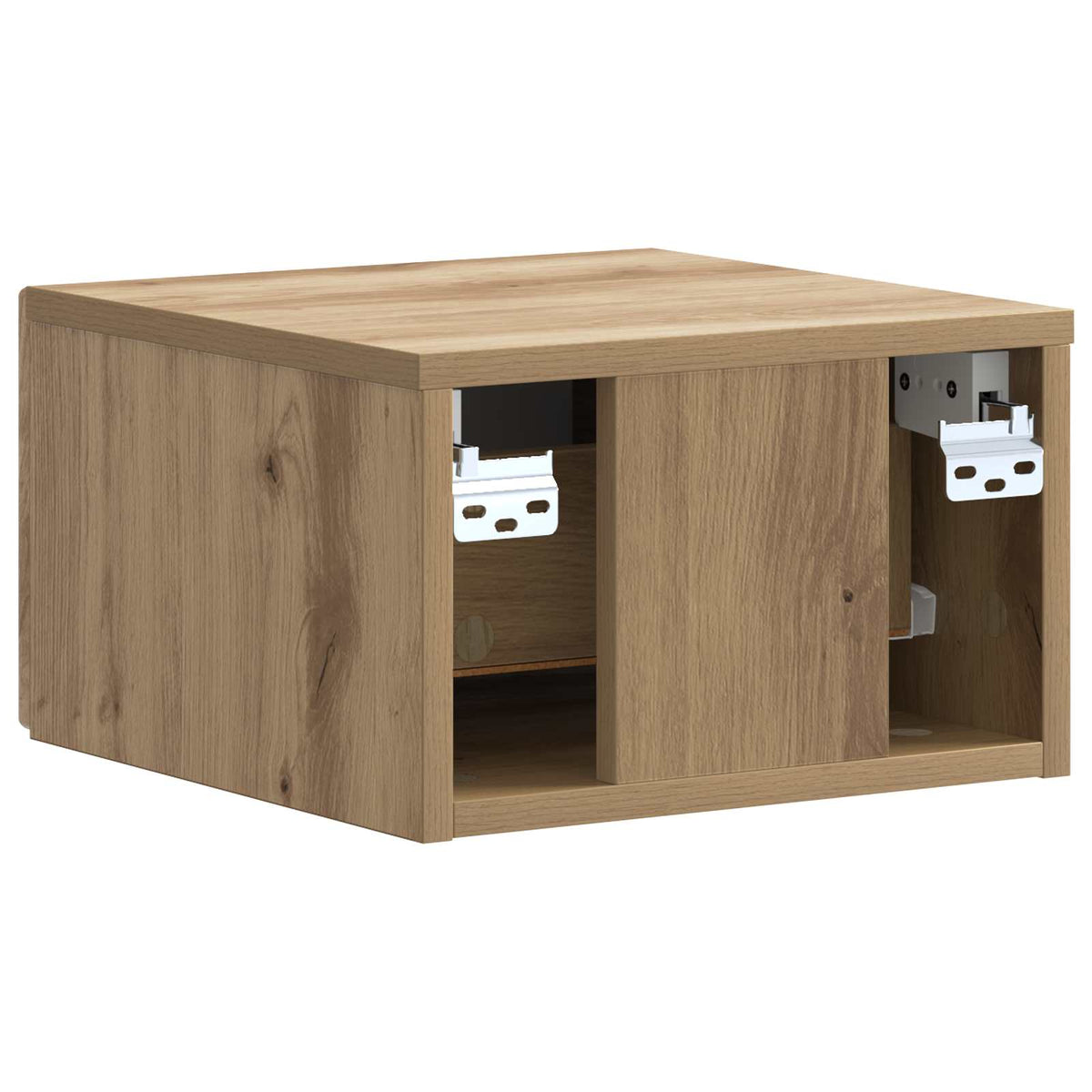 Wandmontierter Nachttisch 2 stk. Artisan-Eiche