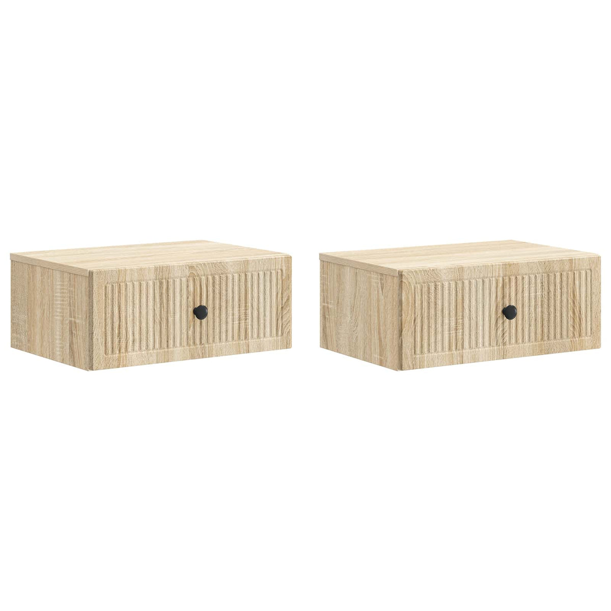Nachttisch 2 Stk. Sonoma-Eiche 49 x 34,5 x 20 cm Holzwerkstoff