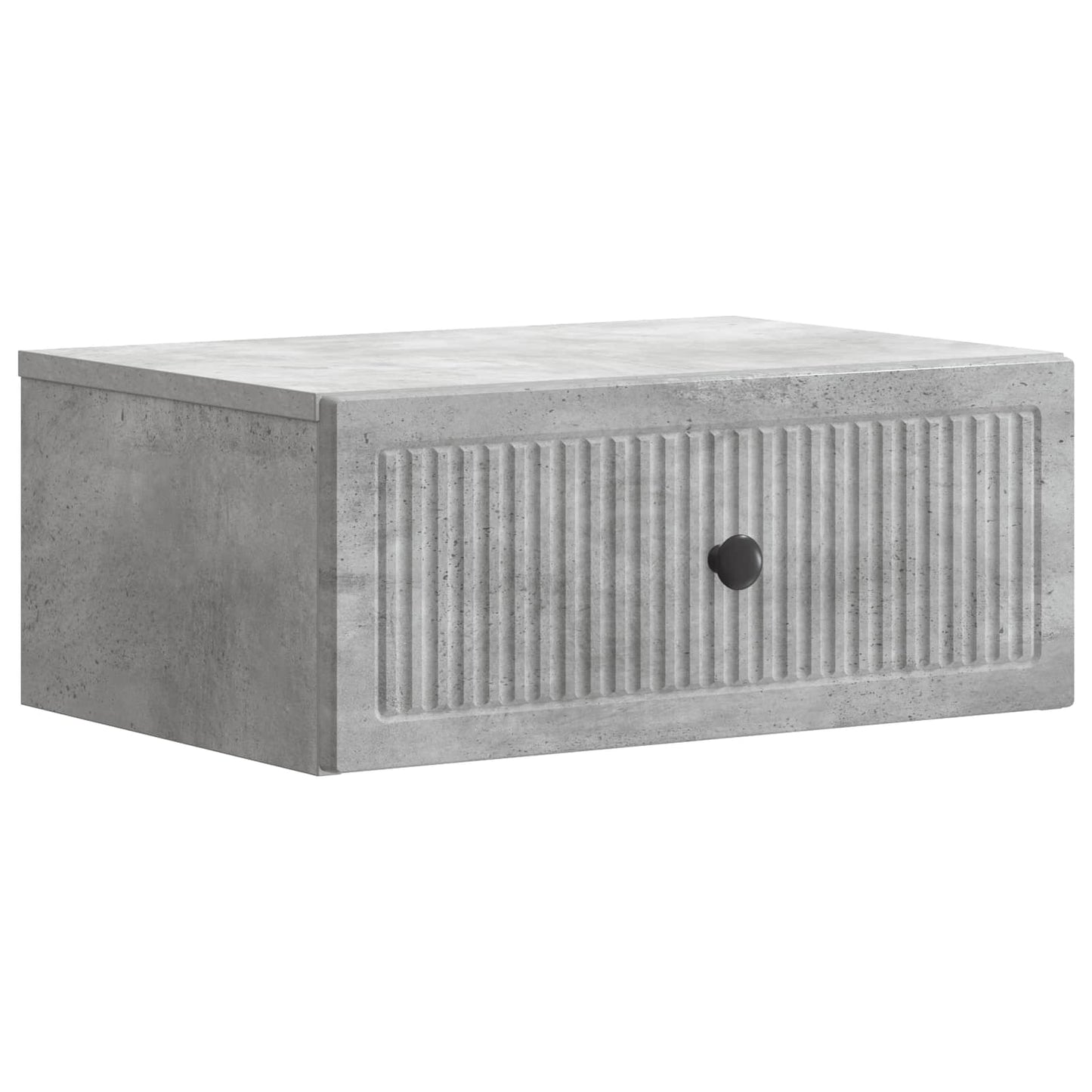 Nachttisch Betongrau 49 x 34,5 x 20 cm Holzwerkstoff