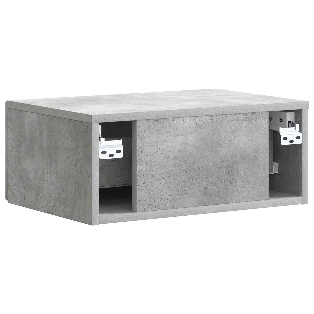 Nachttisch Betongrau 49 x 34,5 x 20 cm Holzwerkstoff