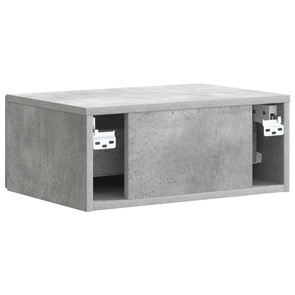 Nachttisch Betongrau 49 x 34,5 x 20 cm Holzwerkstoff