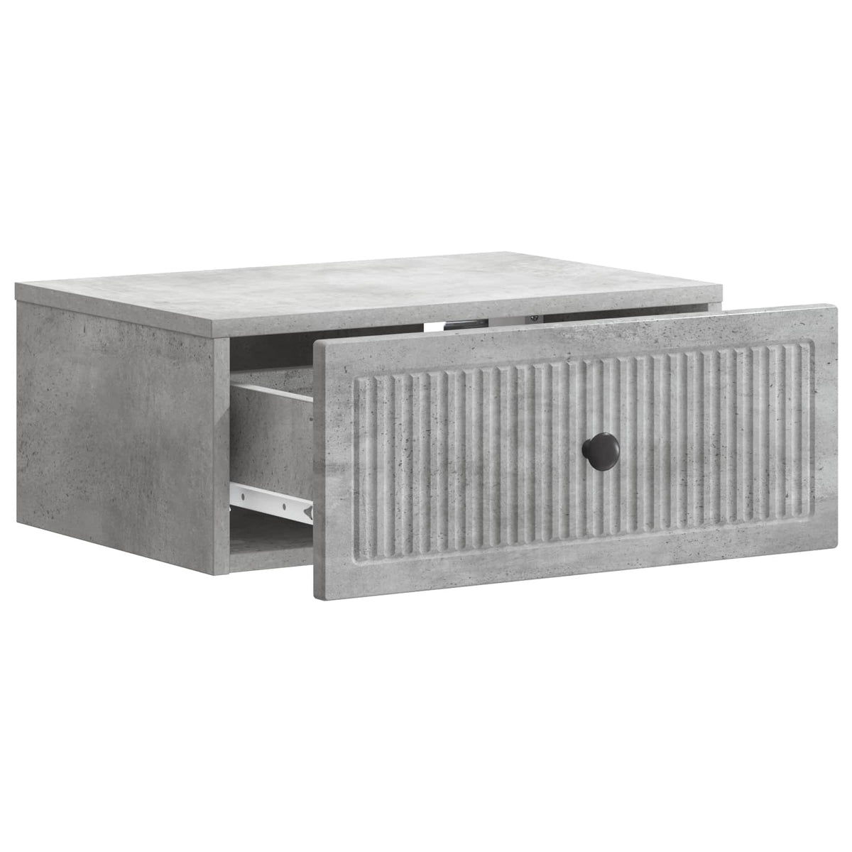 Nachttisch 2 Stk. Betongrau 49 x 34,5 x 20 cm Holzwerkstoff