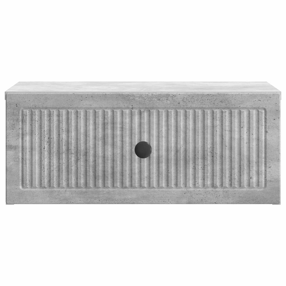 Nachttisch 2 Stk. Betongrau 49 x 34,5 x 20 cm Holzwerkstoff