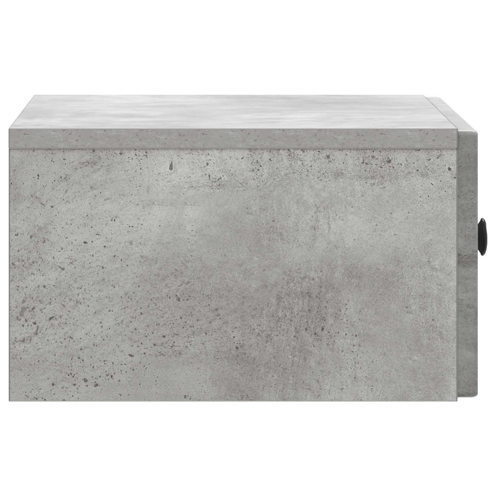 Nachttisch 2 Stk. Betongrau 49 x 34,5 x 20 cm Holzwerkstoff