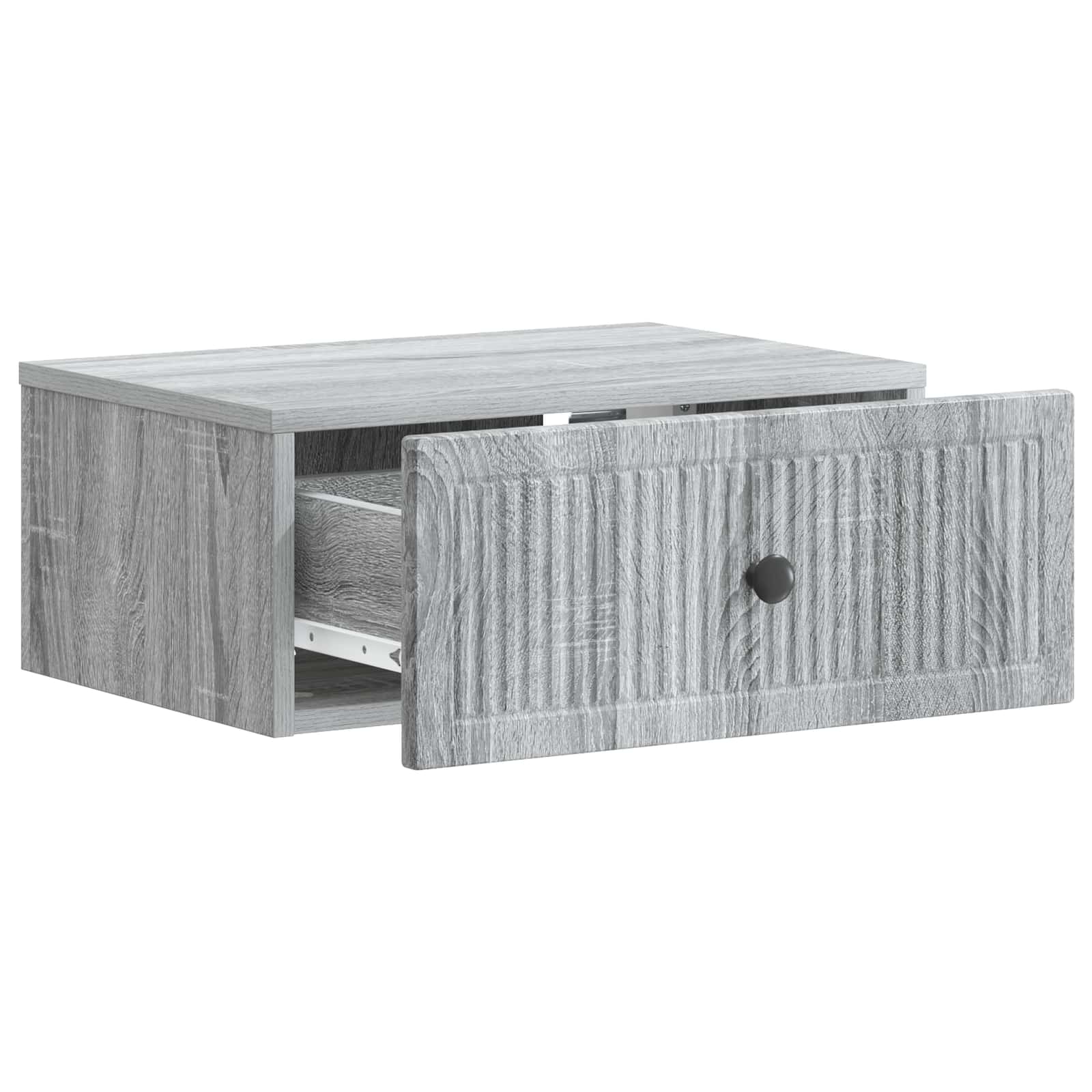 Nachttisch Sonoma-Grau 49 x 34,5 x 20 cm Holzwerkstoff