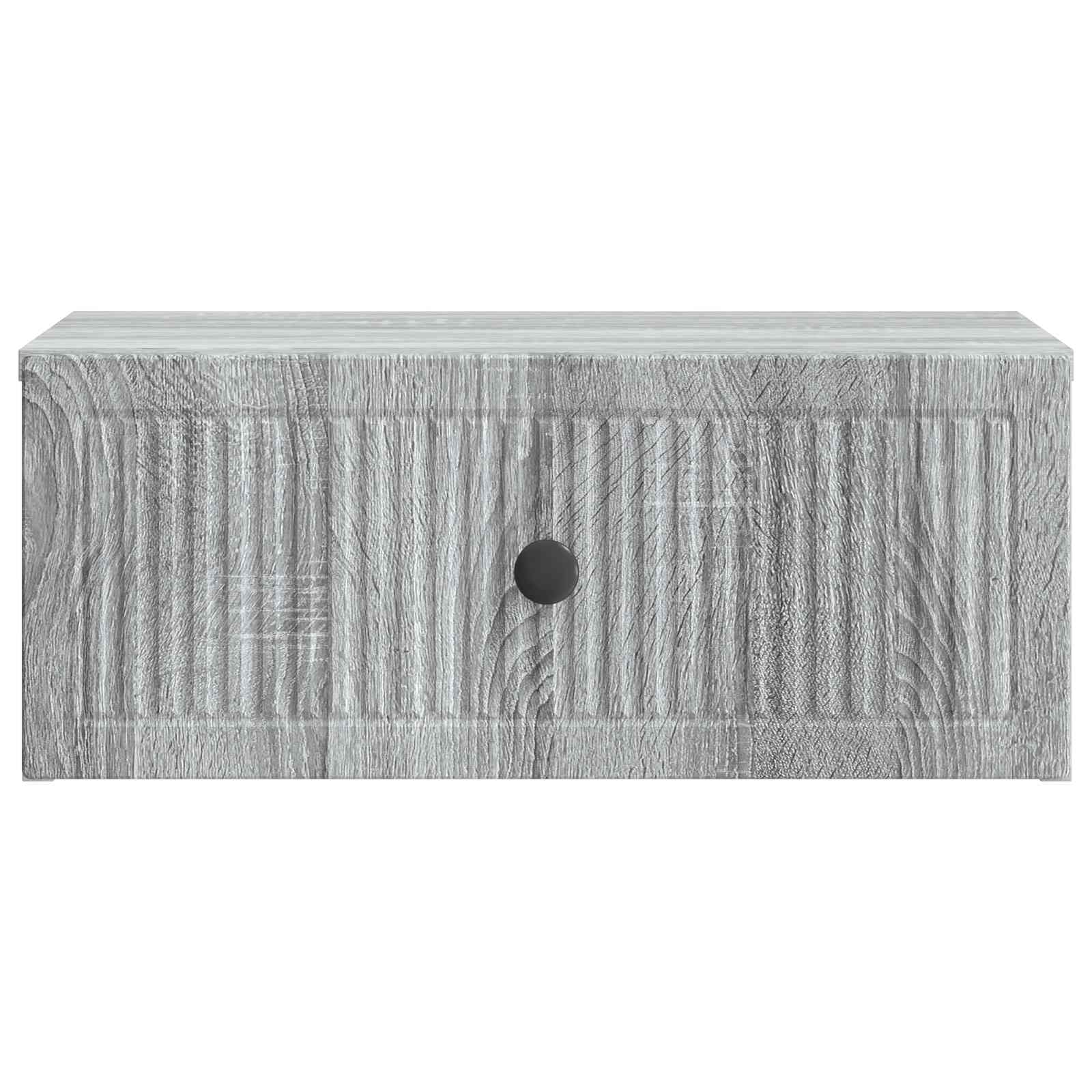 Nachttisch Sonoma-Grau 49 x 34,5 x 20 cm Holzwerkstoff