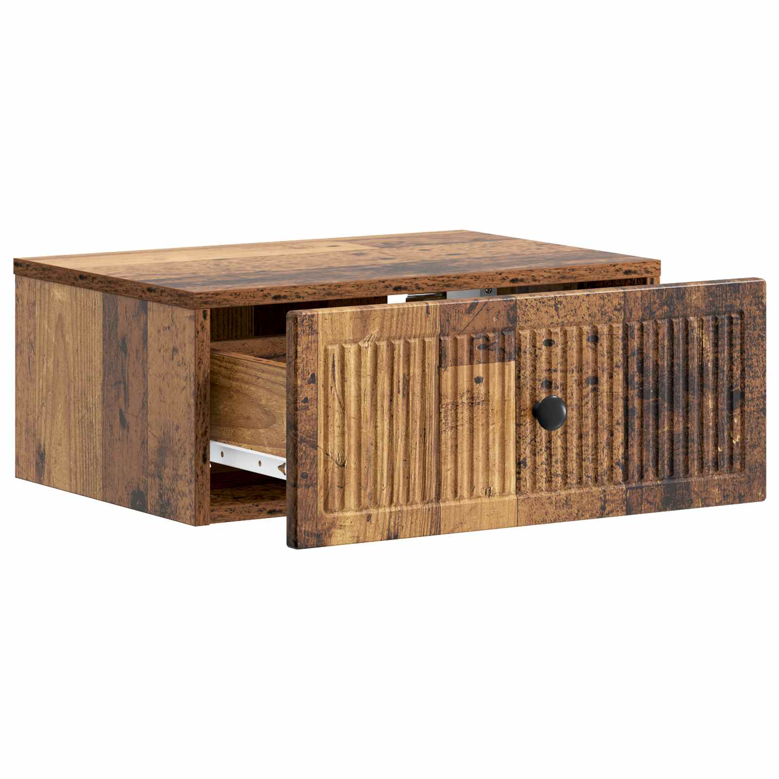Nachttisch 2 Stk. Altholz 49 x 34,5 x 20 cm Holzwerkstoff