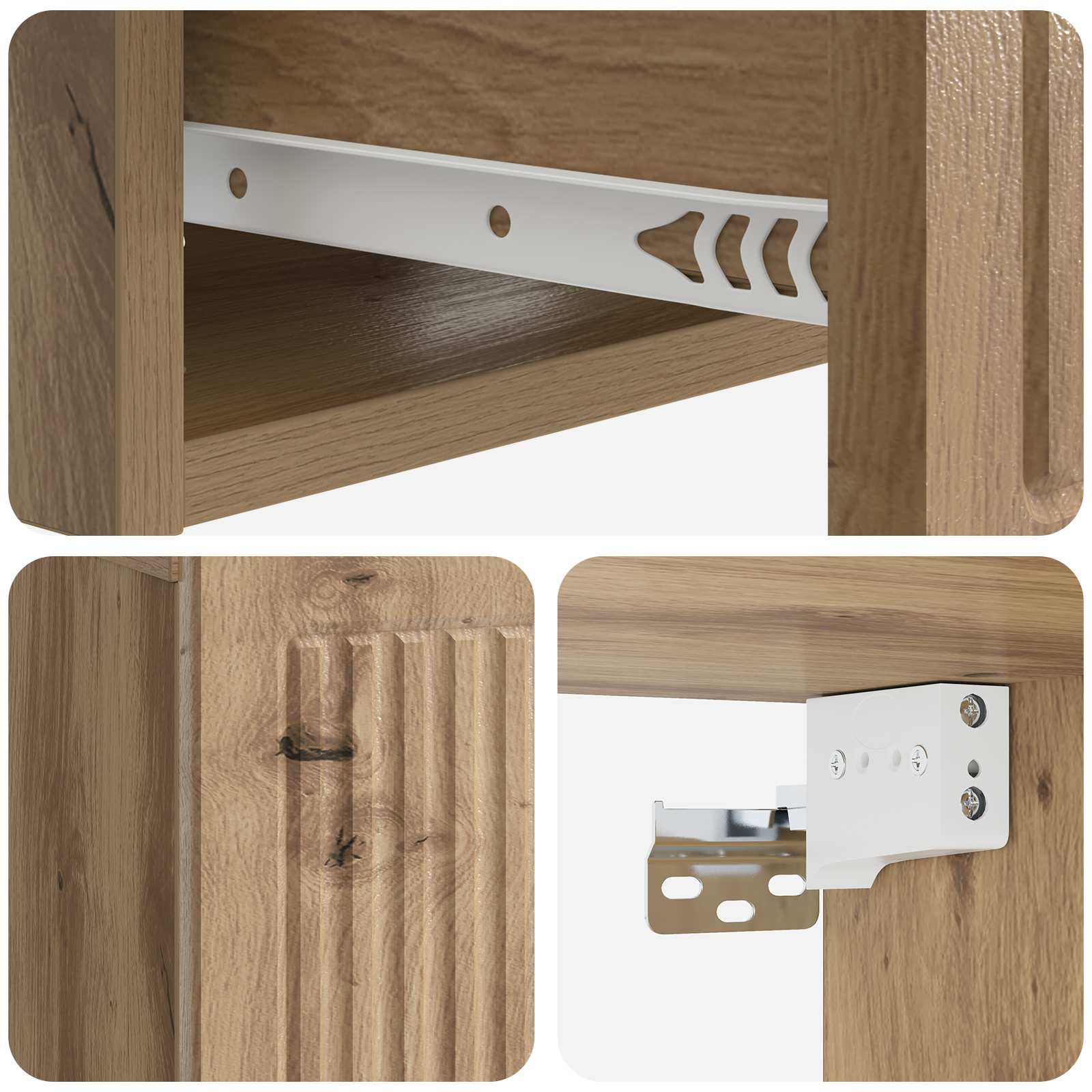 Nachttisch Artisan-Eiche 49 x 34,5 x 20 cm Holzwerkstoff