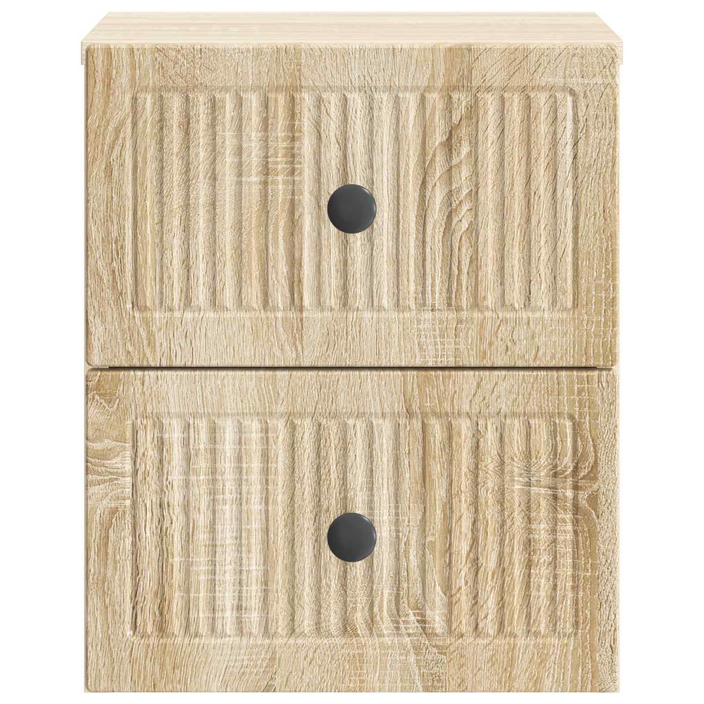 Wandmontierter Nachttisch Sonoma-Eiche 33 x 34,5 x 40 cm