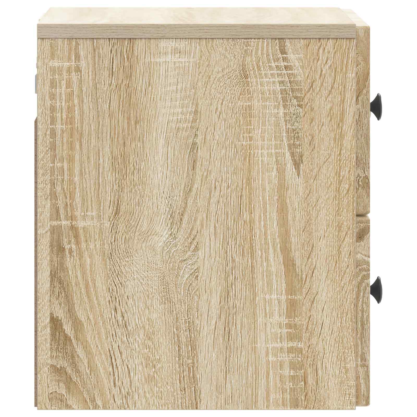 Wandmontierter Nachttisch Sonoma-Eiche 33 x 34,5 x 40 cm