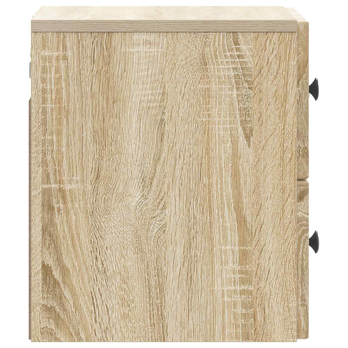 Wandmontierter Nachttisch 2 Stk. Sonoma-Eiche 33 x 34,5 x 40 cm