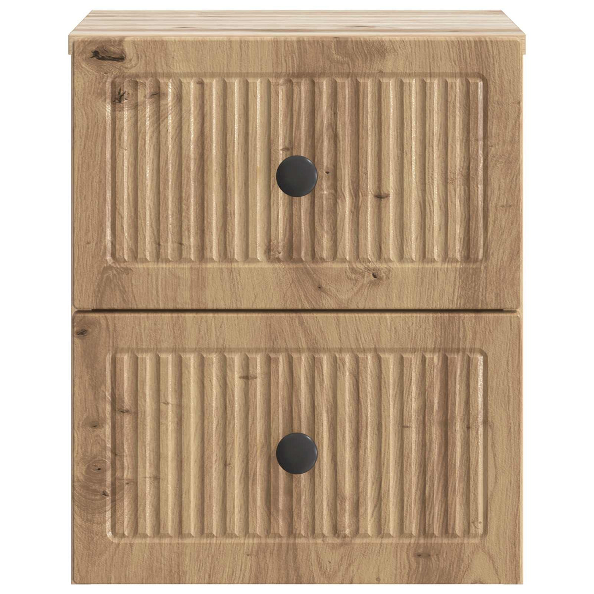 Wandmontierter Nachttisch Artisan-Eiche 33 x 34,5 x 40 cm