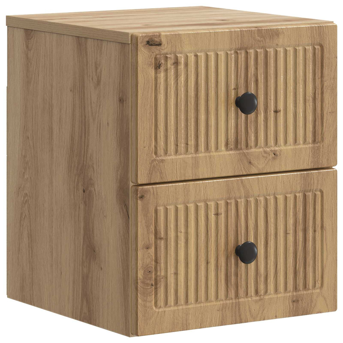 Wandmontierter Nachttisch 2 stk. Artisan-Eiche