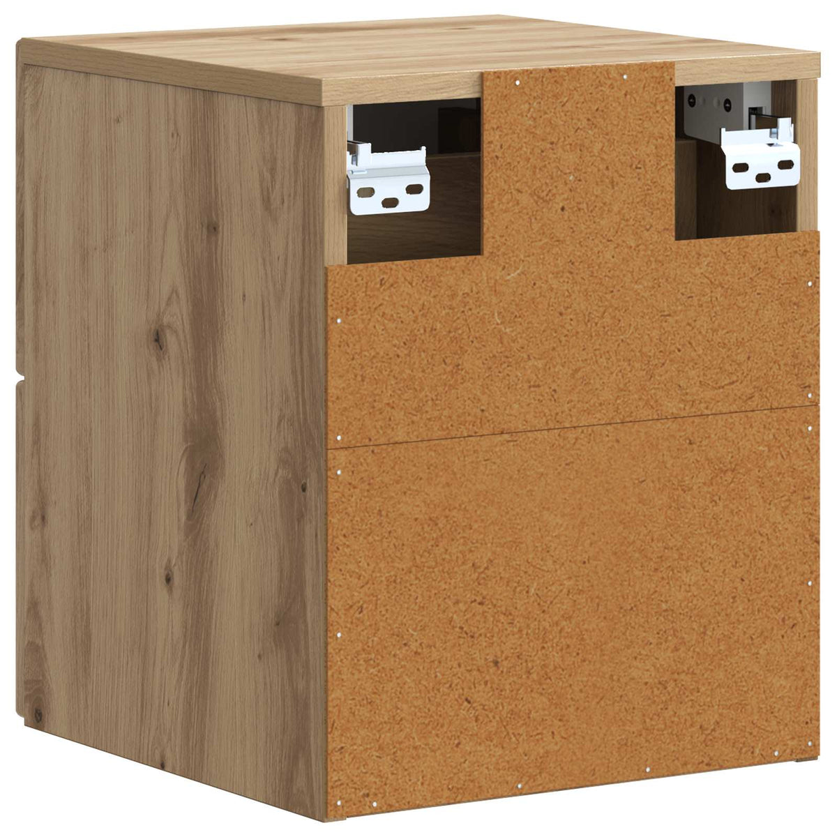 Wandmontierter Nachttisch 2 stk. Artisan-Eiche