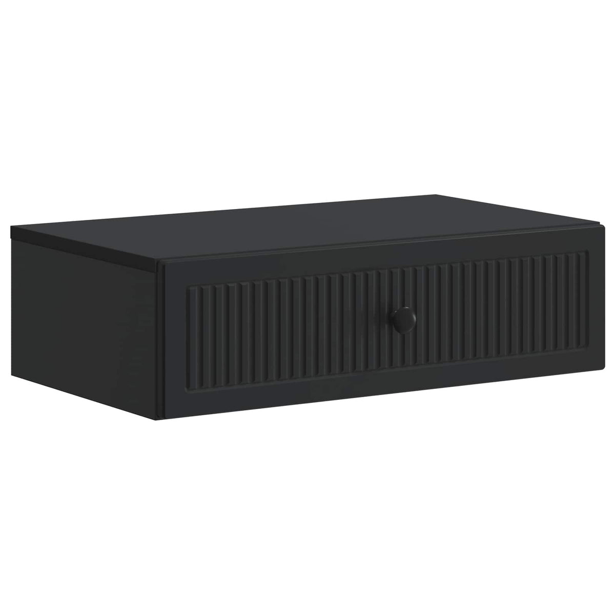 Wandmontierter Beistelltisch Schwarz 59 x 34,5 x 17 cm
